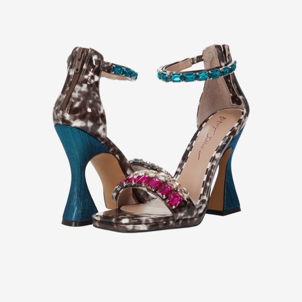 Betsey Johnson Emani Jeweled Strap Sandals